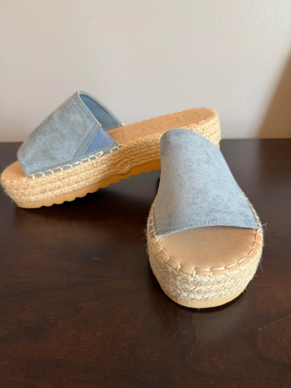 Blue wedge Beach slides